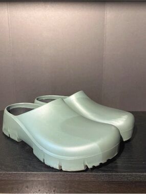 Birkenstock Green Slip-On Clog Sandals